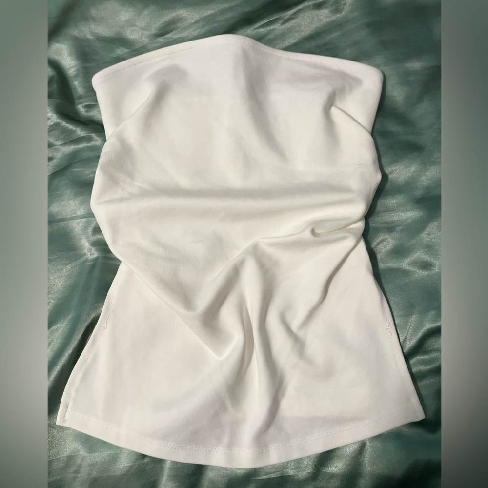 Bershka tube top - white